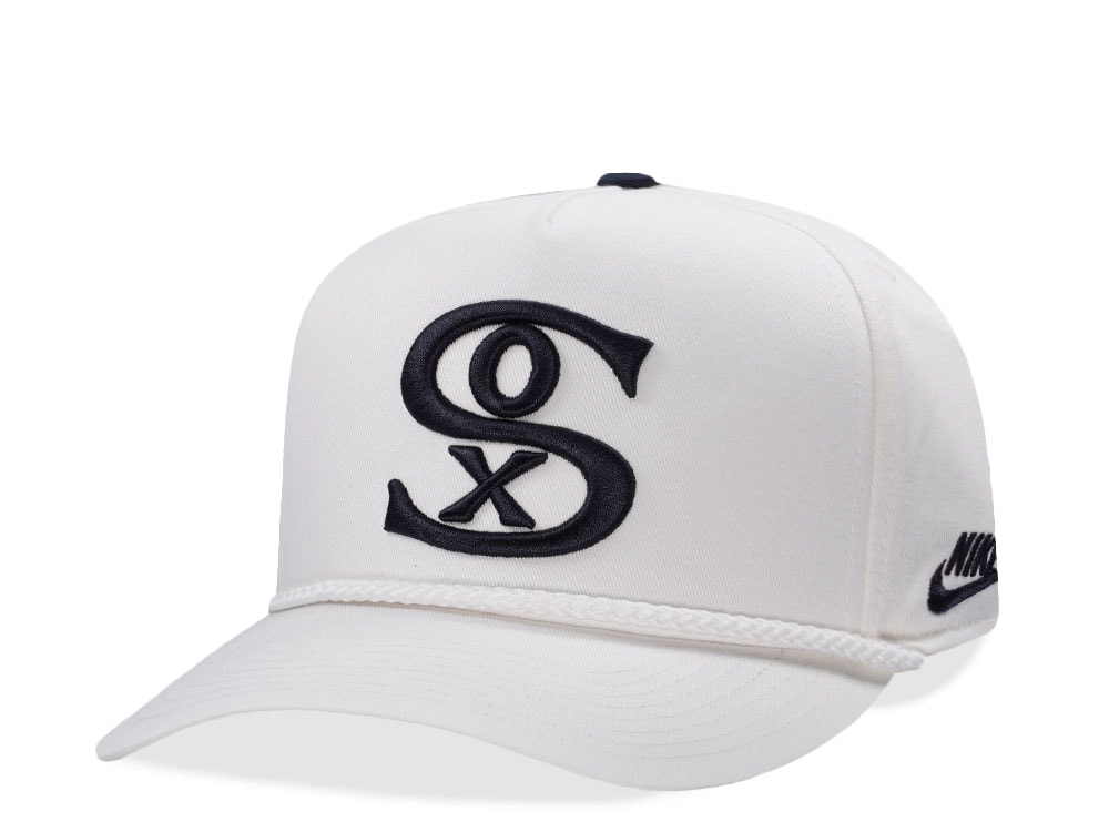 Nike Chicago White Sox 1986-85 Cooperstown White Edition Snapback Casquette