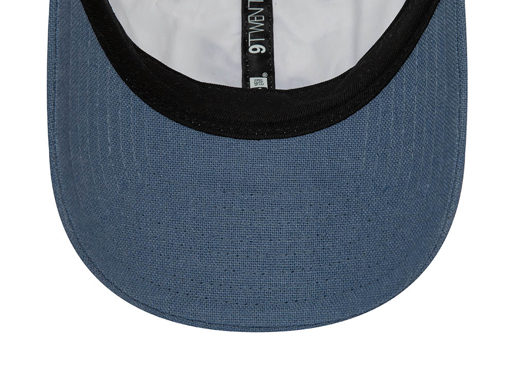 New Era Linen Script Blue 9Twenty Strapback Casquette