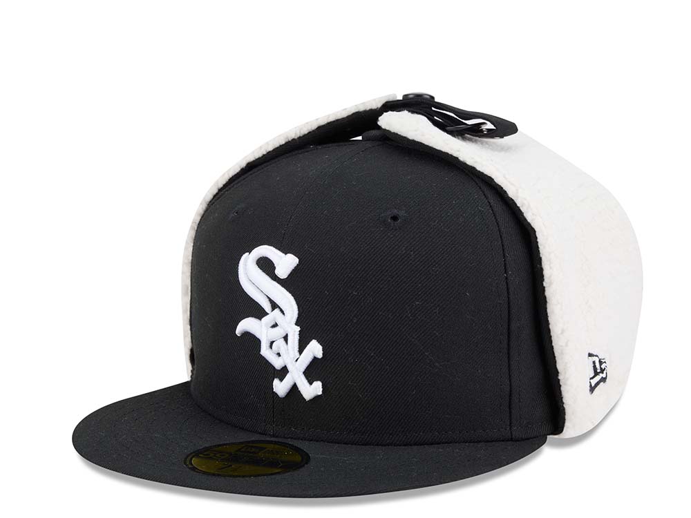 New Era Chicago White Sox Classic Black 59Fifty Dogear Fitted Casquette