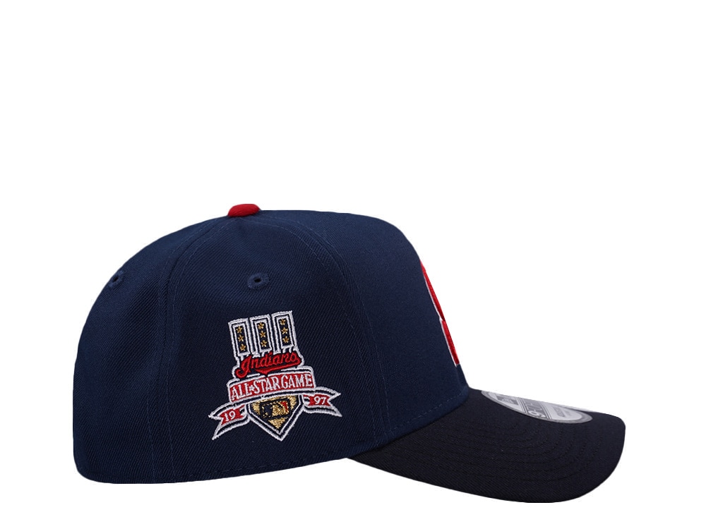 New Era Cleveland Indians All Star Game 1997 Navy Prime Edition 9Forty A Frame Snapback Casquette