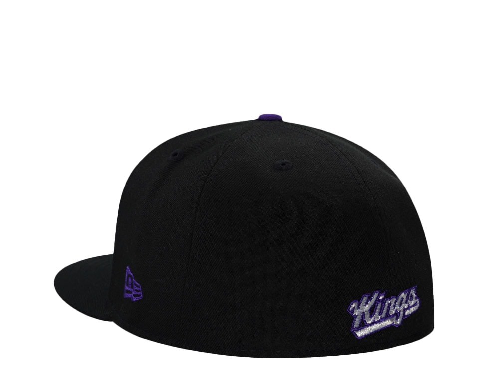 New Era Sacramento Kings 25th Anniversary Black Prime Edition 59Fifty Fitted Casquette