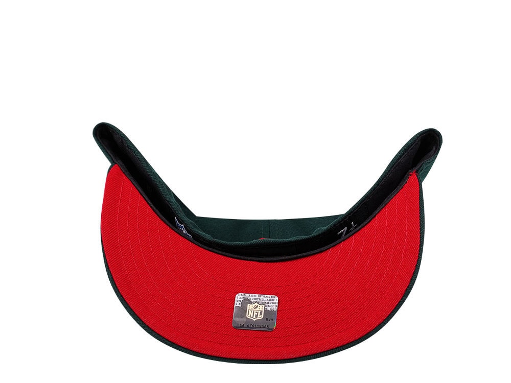 New Era Tampa Bay Buccaneers Deep Green Red Edition 59Fifty Fitted Casquette