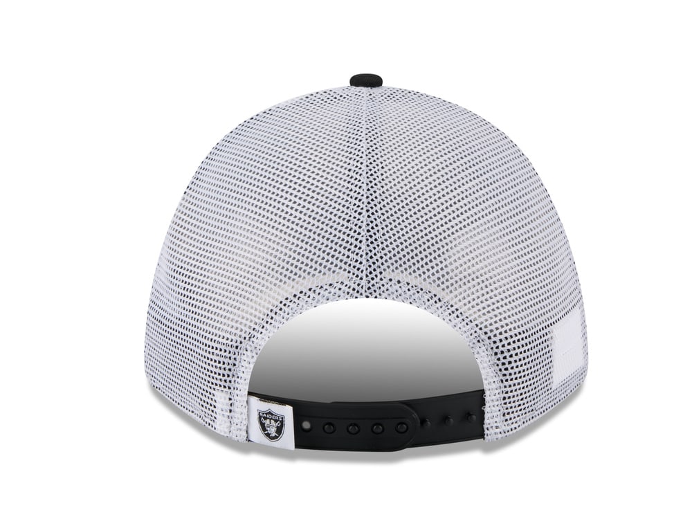 New Era Las Vegas Raiders Official Team Color Edition 9Forty M Crown A Frame Trucker Snapback Casquette