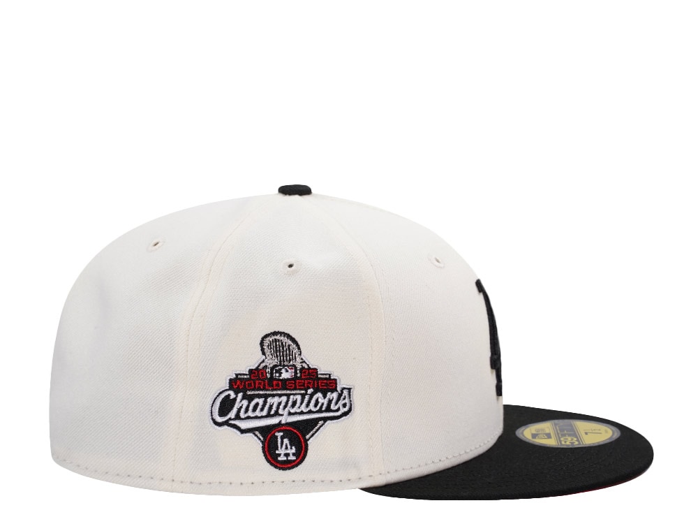 New Era Los Angeles Dodgers World Series Champions 2025 Chrome Two Tone Edition 59Fifty Fitted Casquette
