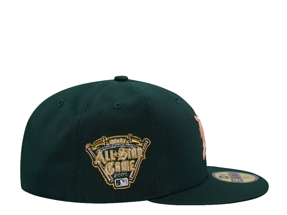 New Era Detroit Tigers All Star Game 2005 Dark Green Prime Edition 59Fifty Fitted Casquette