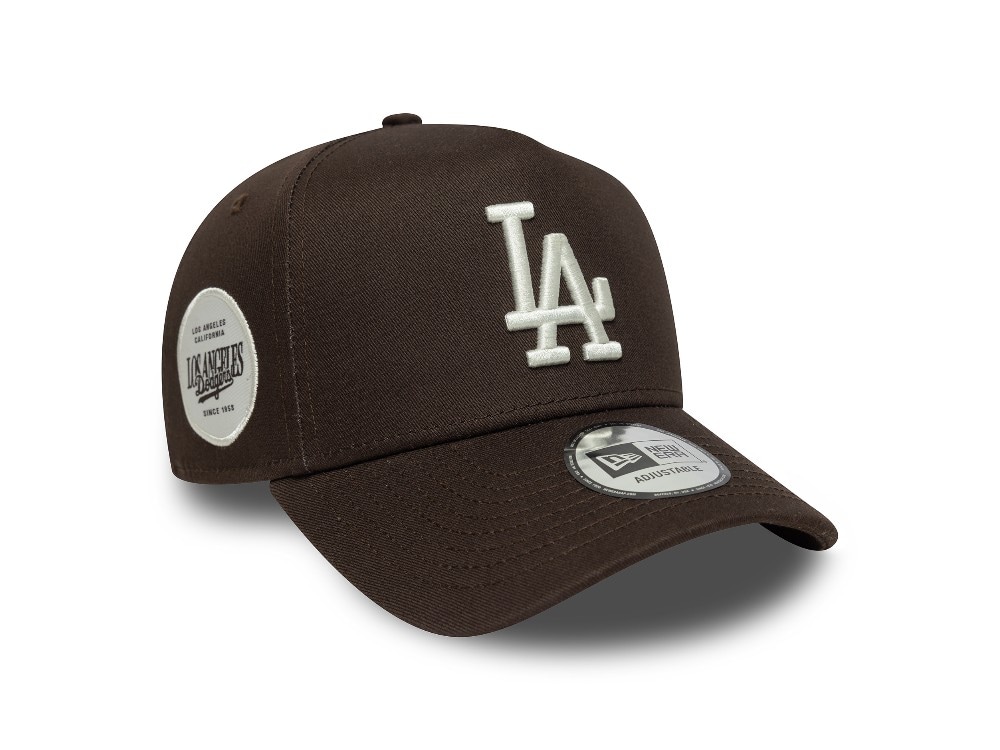 New Era Los Angeles Dodgers Side Patch 9Forty A Frame Snapback Casquette