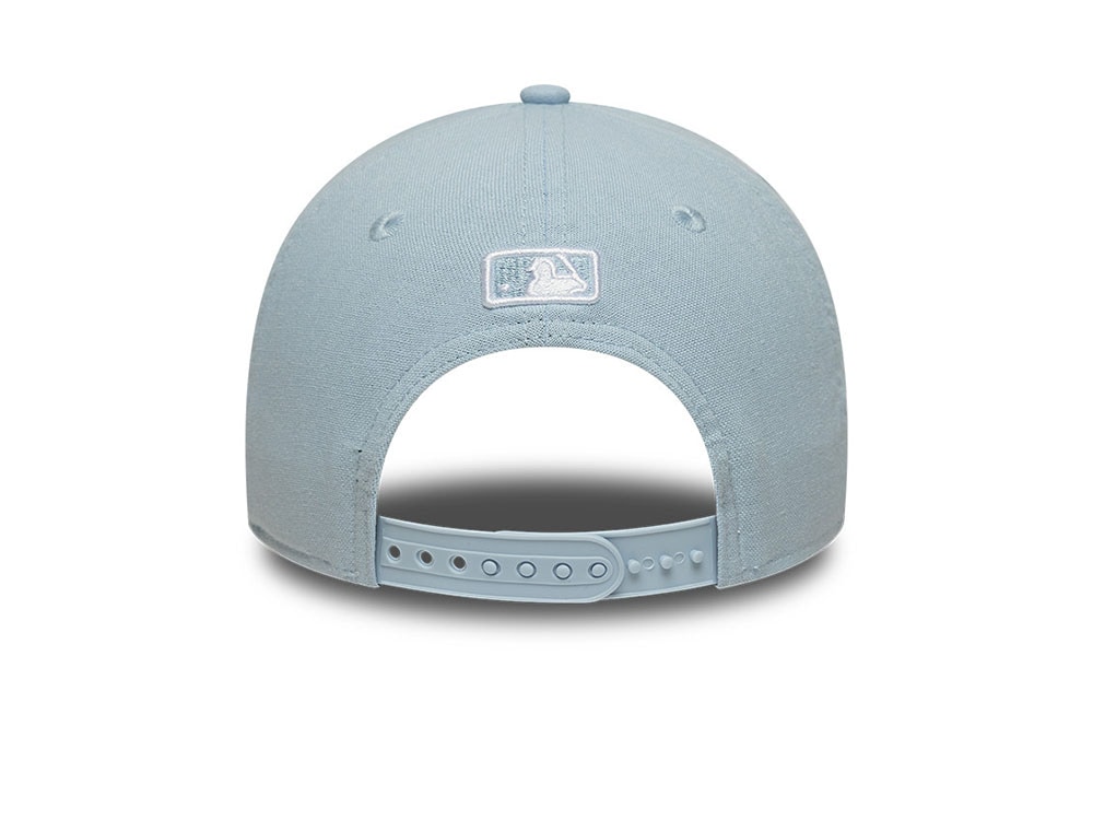 New Era New York Mets Linen Light Blue Edition 9Forty M Crown Snapback Casquette
