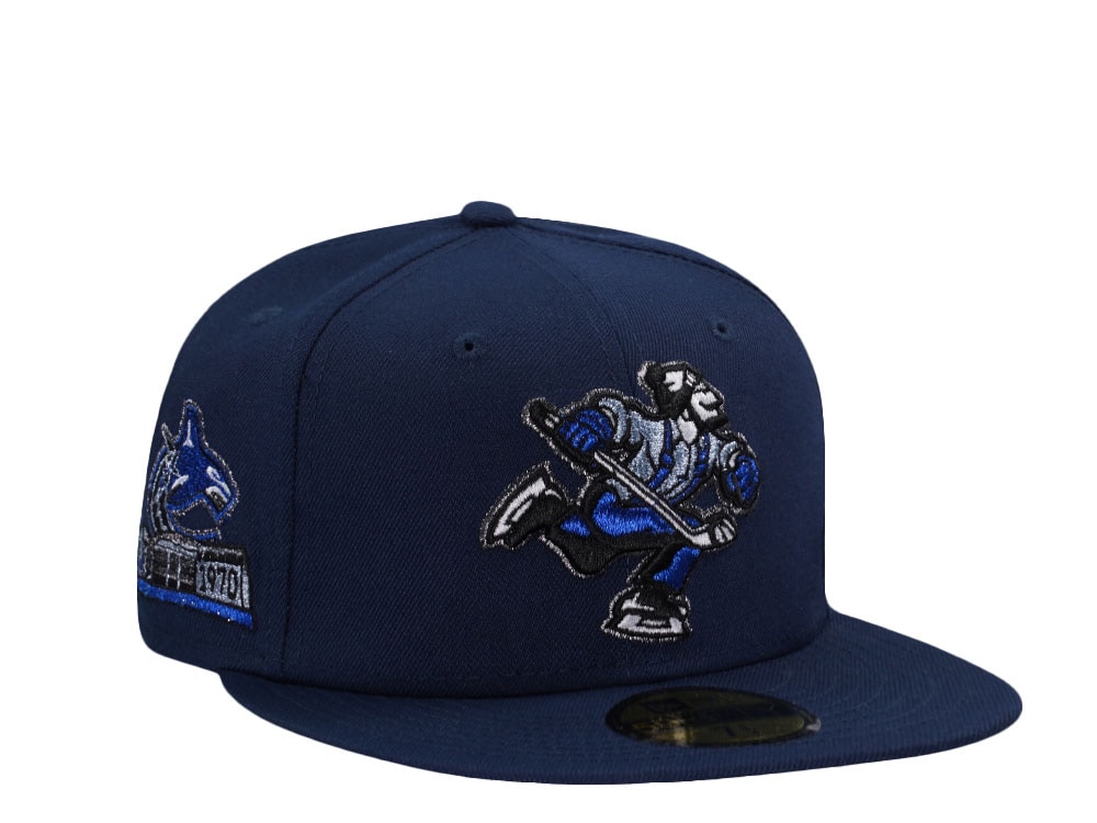 New Era Vancouver Canucks Stadium Patch Navy Prime Edition 59Fifty Fitted Casquette
