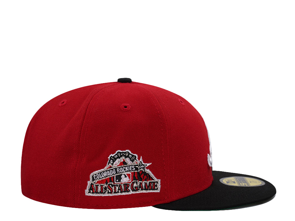 New Era Atlanta Braves All Star Game 1998 Scarlet Two Tone Edition 59Fifty Fitted Casquette