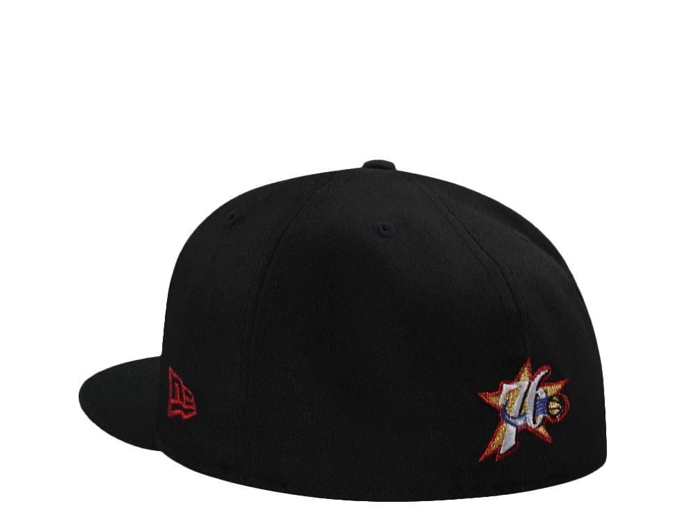 New Era Philadelphia 76ers All Star Game 2002 Black Prime Edition 59Fifty Fitted Casquette