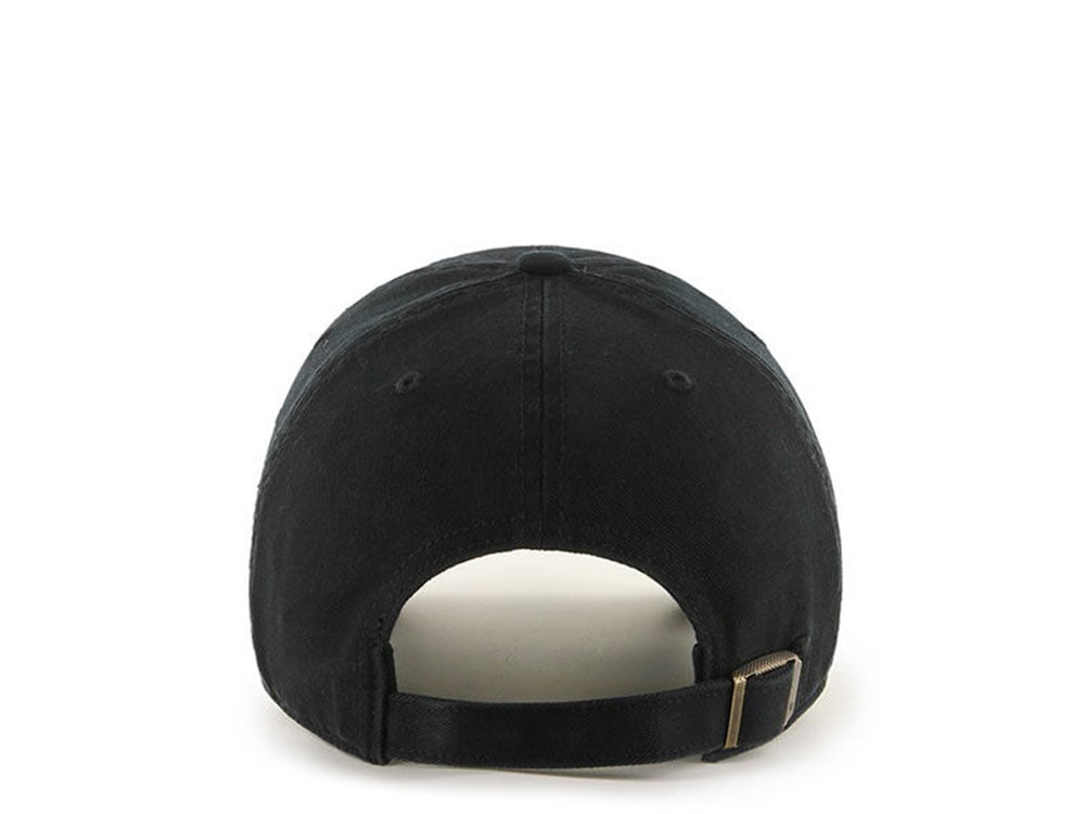 47Brand Boston Red Sox Clean Up All Black Strapback Casquette