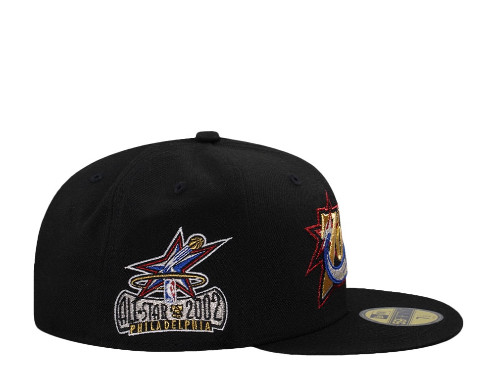 New Era Philadelphia 76ers All Star Game 2002 Black Prime Edition 59Fifty Fitted Casquette