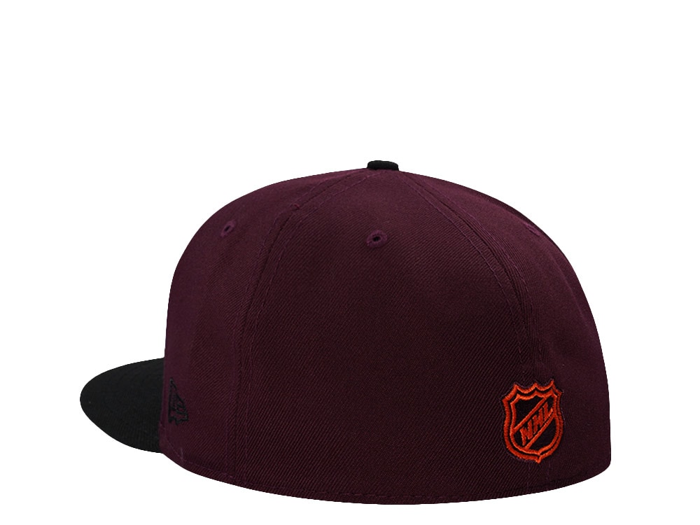 New Era Anaheim Ducks Inaugural Season Maroon Two Tone Edition 59Fifty Fitted Casquette