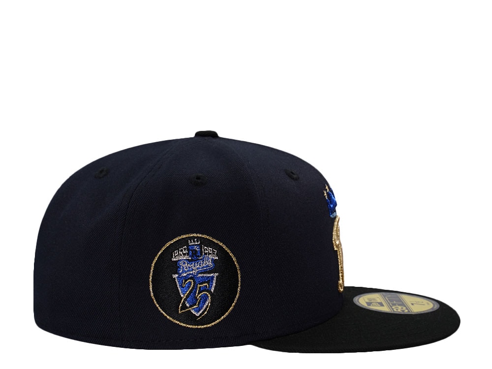 New Era Kansas City Royals 25th Anniversary Navy Two Tone Edition 59Fifty Fitted Casquette