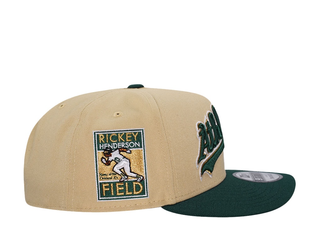 New Era Oakland Athletics Vegas Gold Two Tone 9Fifty A Frame Snapback Casquette