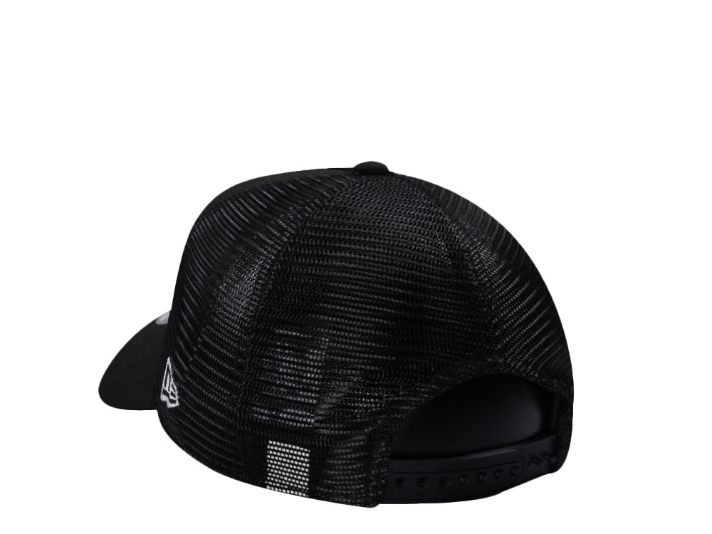 New Era Toronto Maple Leafs Black Prime Edition 9Forty A Frame Trucker Snapback Casquette