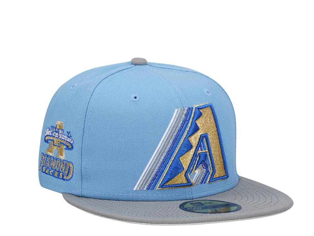 New Era Arizona Diamondbacks World Series Champions 2001 Ice Gold Two Tone Edition 59Fifty Fitted Casquette