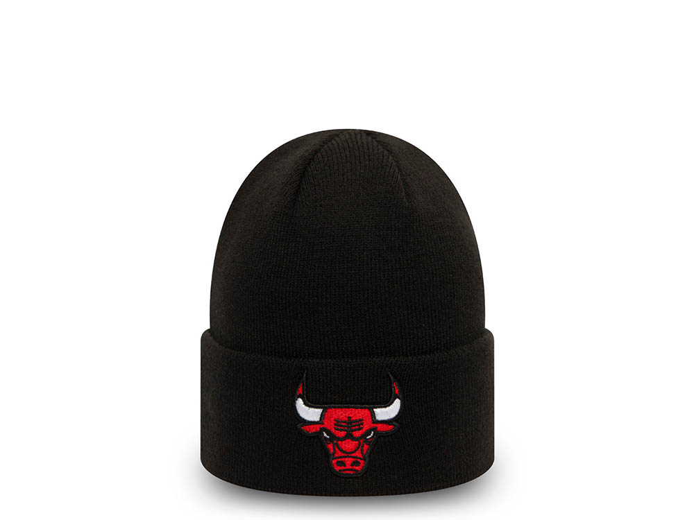 New Era Chicago Bulls Essential Cuff Beanie Black Chapeaux