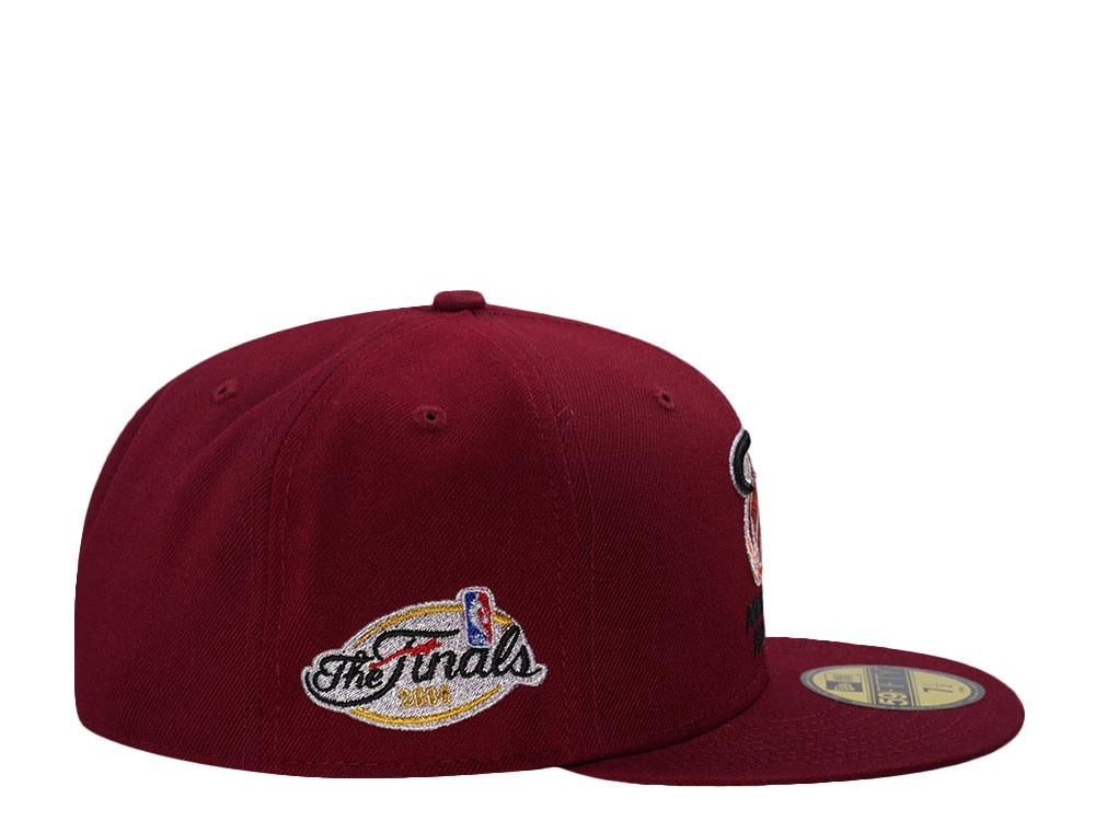 New Era Miami Heat NBA Finals 2006 Maroon Metallic Edition 59Fifty Fitted Casquette