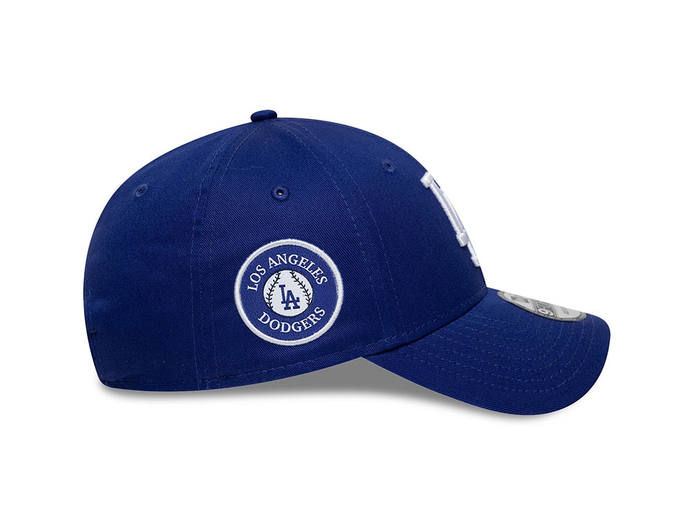 New Era Los Angeles Dodgers Side Patch Blue Edition 9Forty Strapback Casquette