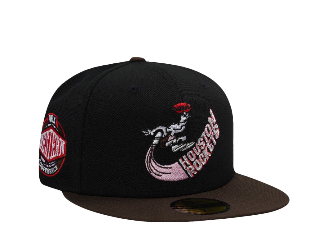 New Era Houston Rockets NBA Western Conference Black Two Tone Edition 59Fifty Fitted Casquette