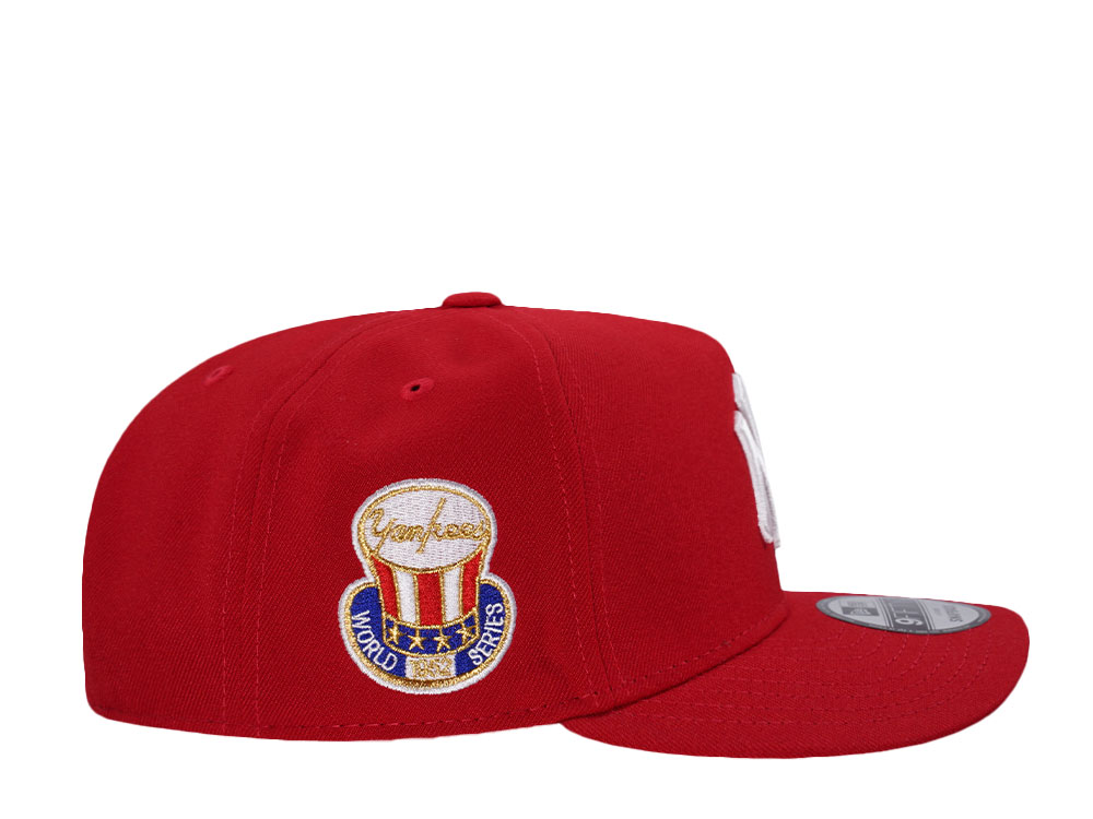 New Era New York Yankees World Series 1952 Red Prime Edition 9Fifty A Frame Snapback Casquette