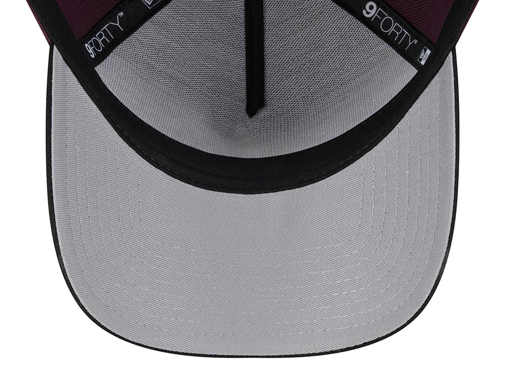 New Era Philadelphia Eagles Super Bowl LII Two Tone Plum 9Forty A Frame Snapback Casquette