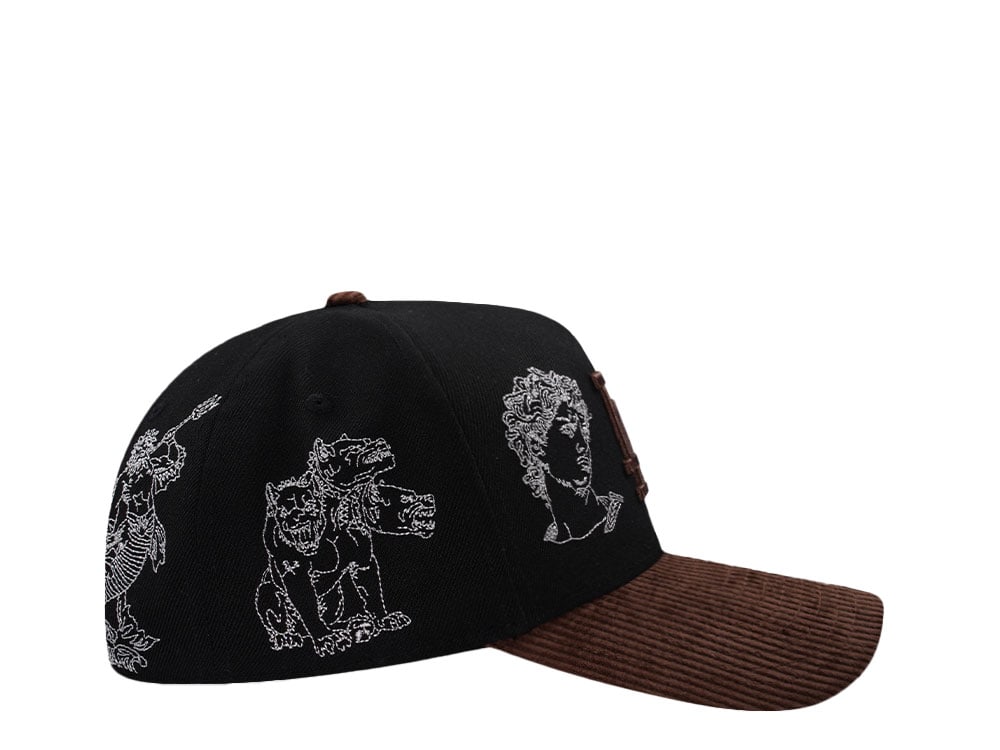 New Era Los Angeles Dodgers Mythical Black Two Tone Edition 9Forty A Frame Snapback Casquette