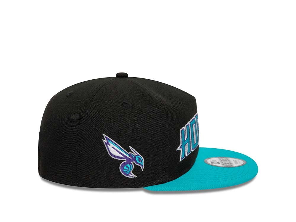 New Era Charlotte Hornets Two Tone A Frame Golfer Snapback Casquette