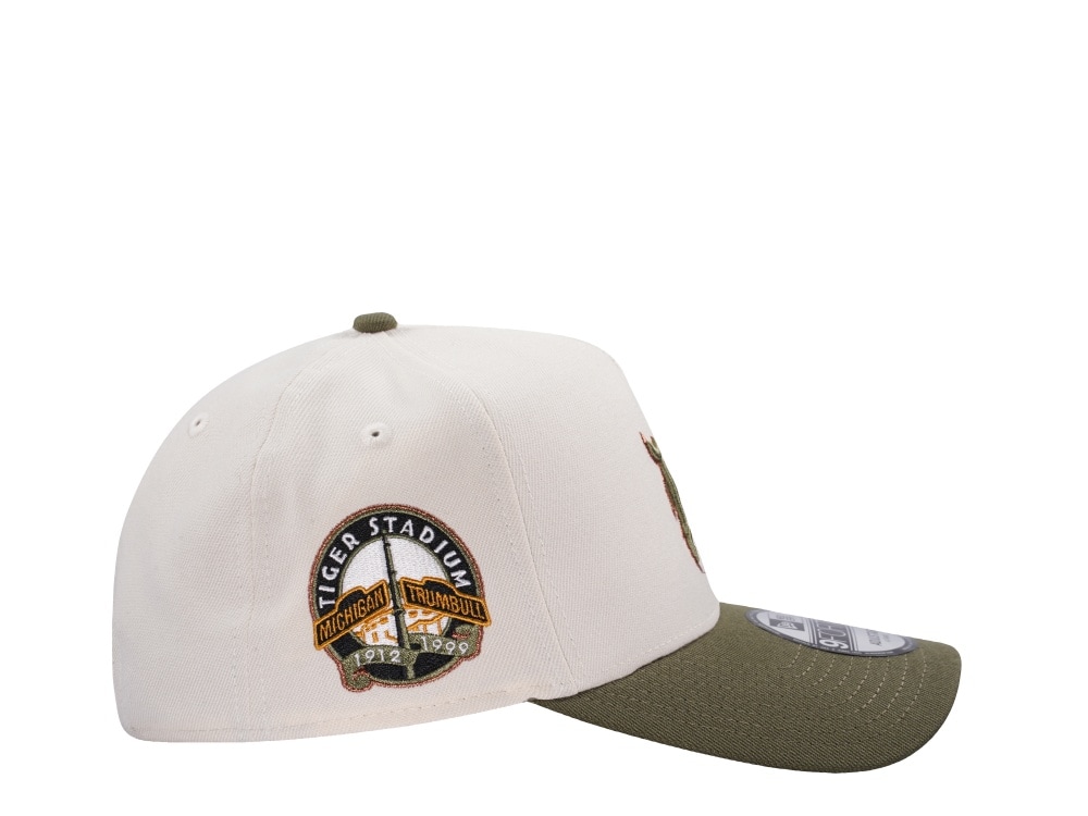 New Era Detroit Tigers Stadium Series Cream Two Tone Edition 9Forty A Frame Snapback Casquette