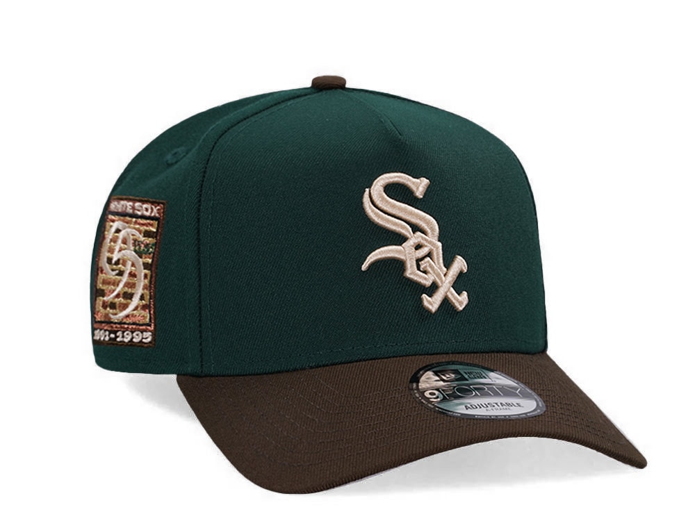 New Era Chicago White Sox 95 Years Dark Green Two Tone 9Forty A Frame Snapback Casquette