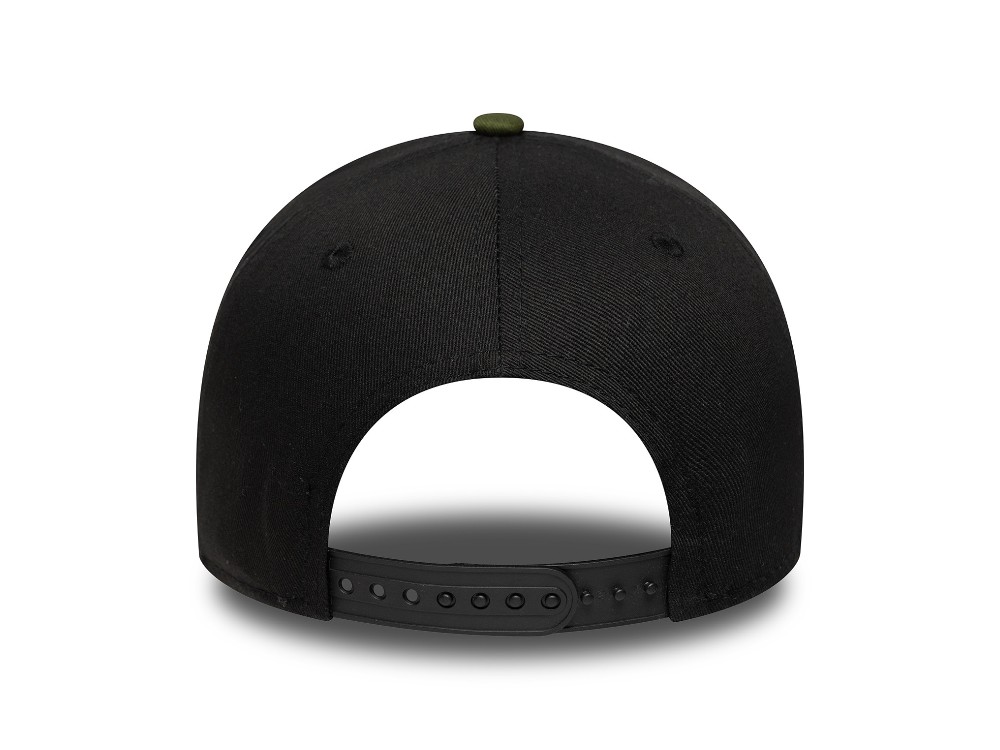 New Era Camo Patch Black 9Forty A Frame Snapback Casquette