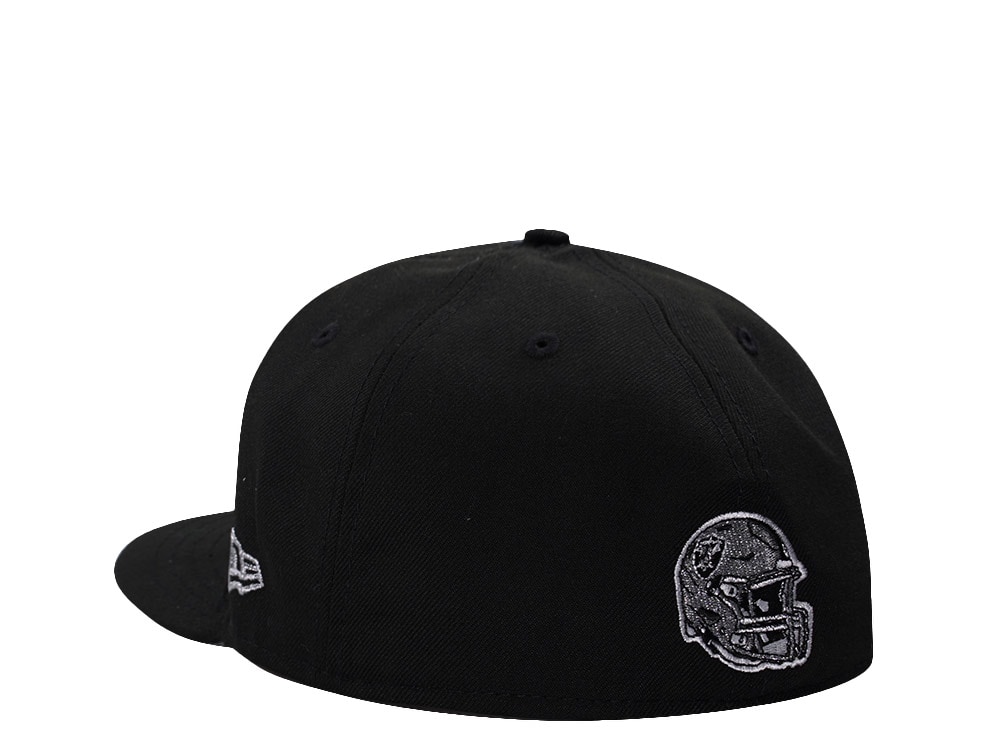 New Era Las Vegas Raiders 50th Anniversary Skull Black Prime Edition 59Fifty Fitted Casquette