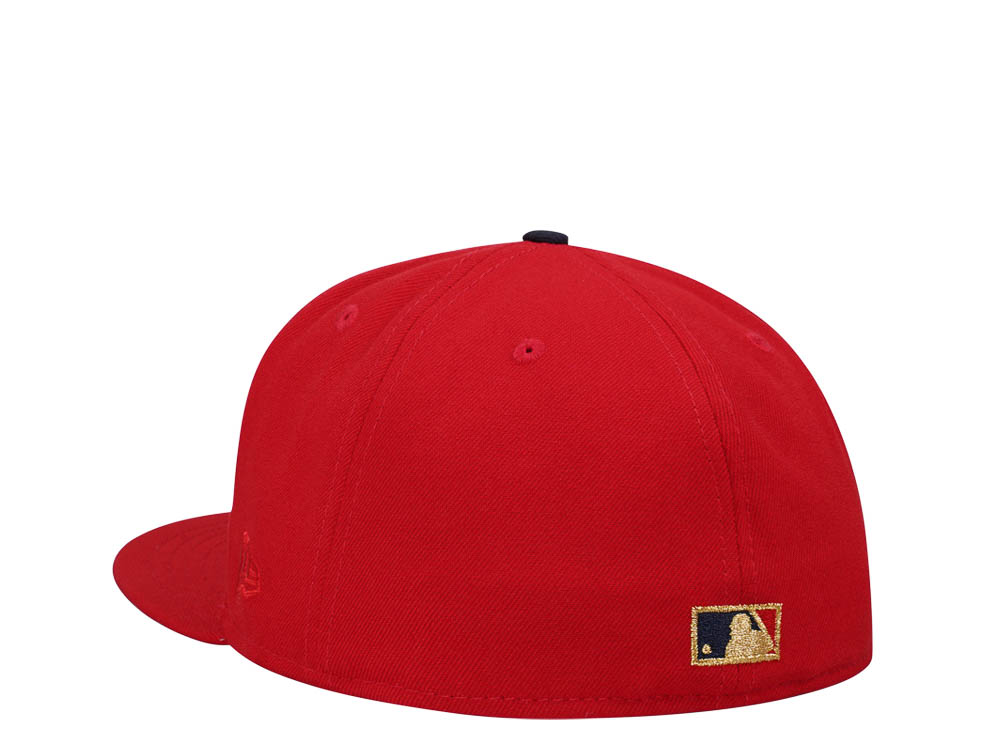 New Era Washington Nationals World Series Champions 2019 Scarlett Gold Edition 59Fifty Fitted Casquette