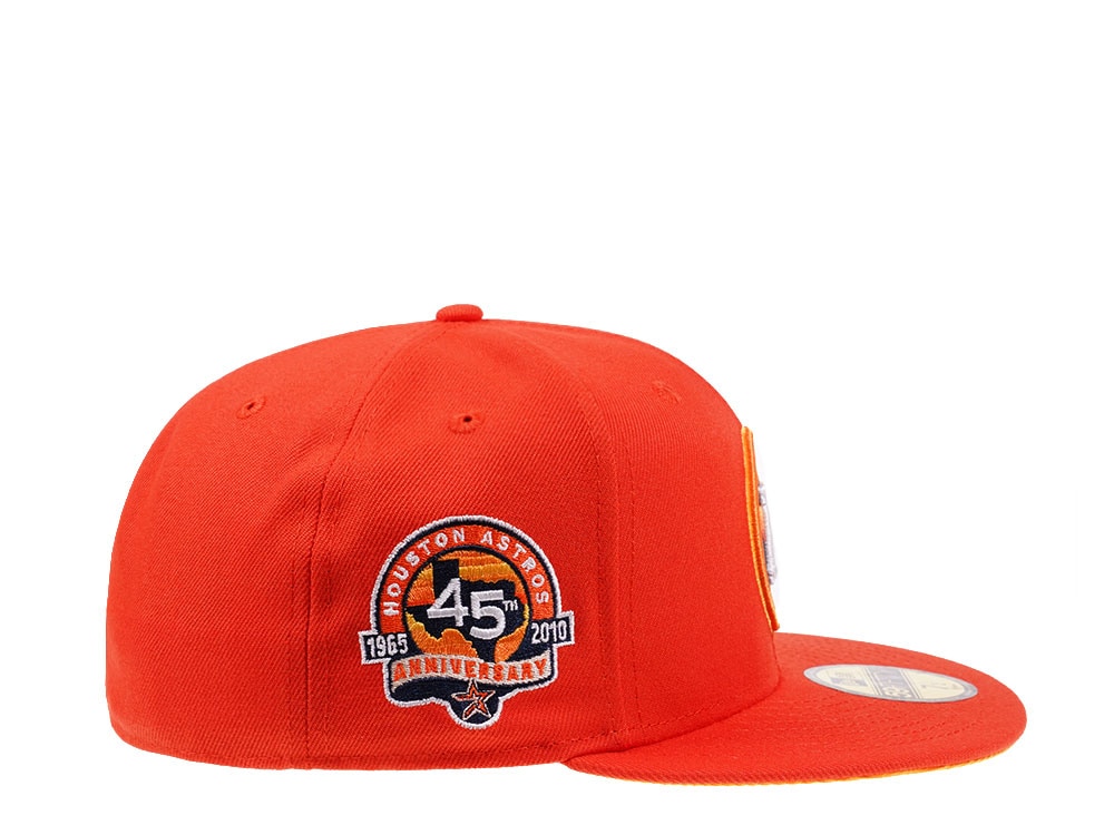 New Era Houston Astros 45th Anniversary Flash Orange Edition 59Fifty Fitted Casquette