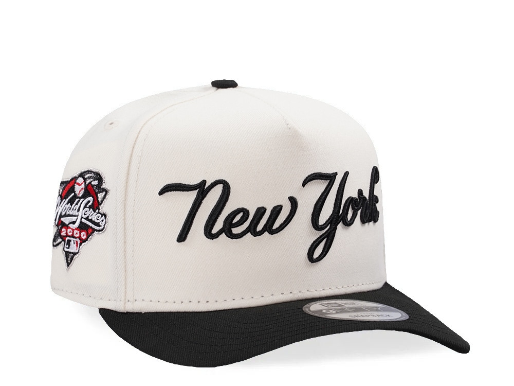 New Era New York Yankees World Series Champions 2000 Script Chrome Two Tone Edition 9Fifty A Frame Snapback Casquette