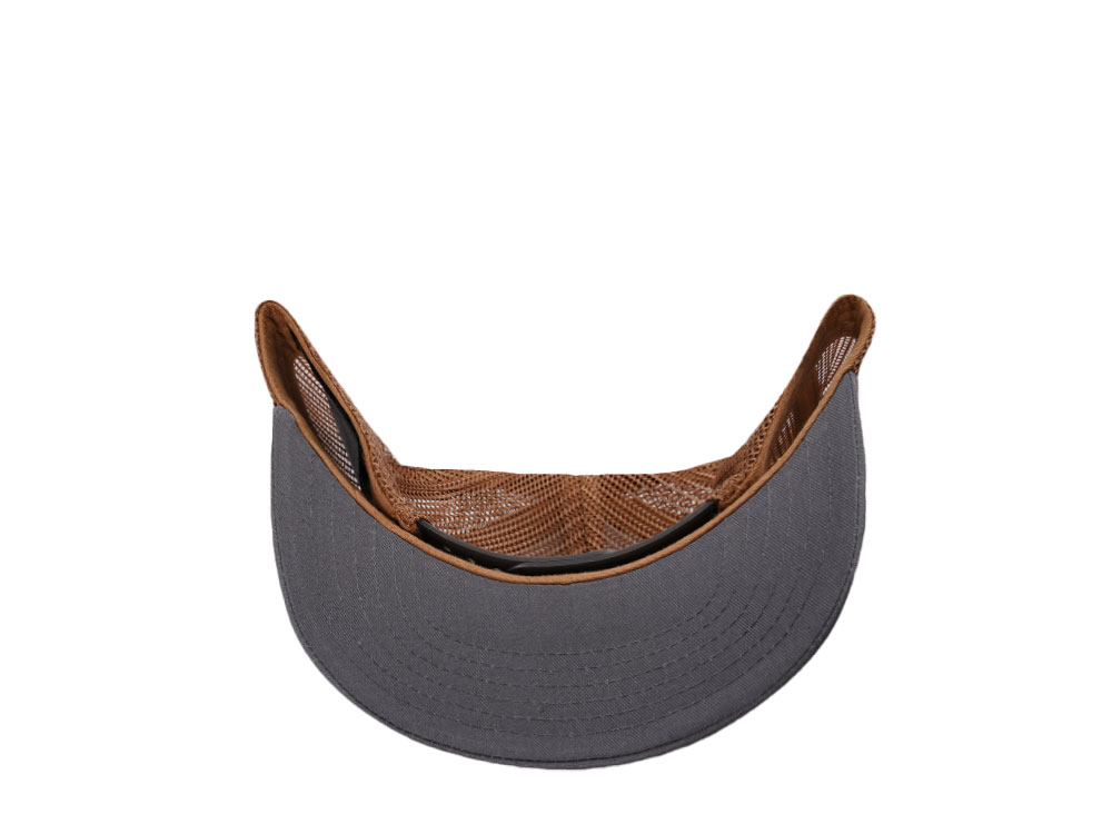 John Deere Mesh Coyote Brown Trucker Snapback Casquette
