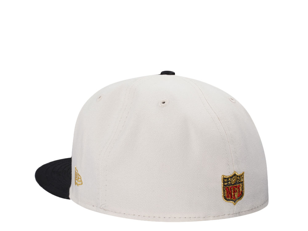 New Era San Francisco 49ers 30th Anniversary Chrome Satin Brim Two Tone Edition 59Fifty Fitted Casquette