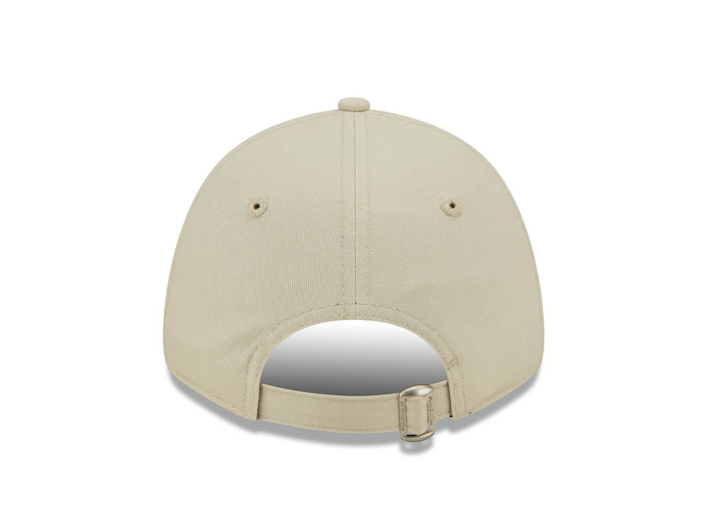 New Era New York Yankees Womens League Essential Beige 9Forty Strapback Casquette