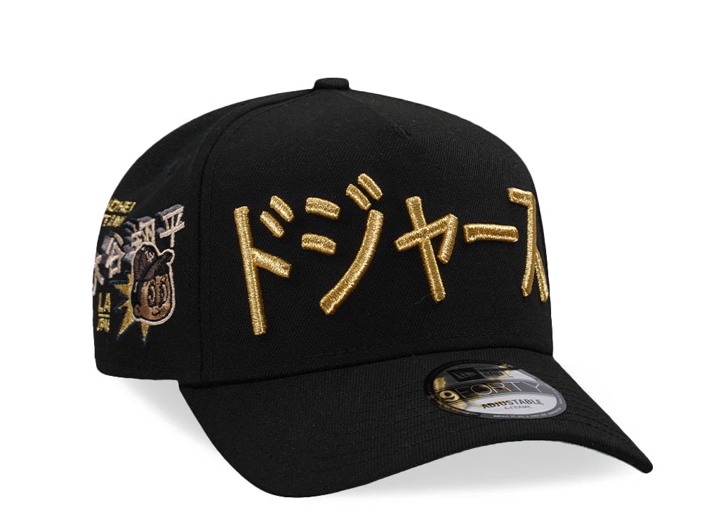 New Era Los Angeles Dodgers Ohtani Gold Metallic Prime Edition 9Forty A Frame Snapback Casquette