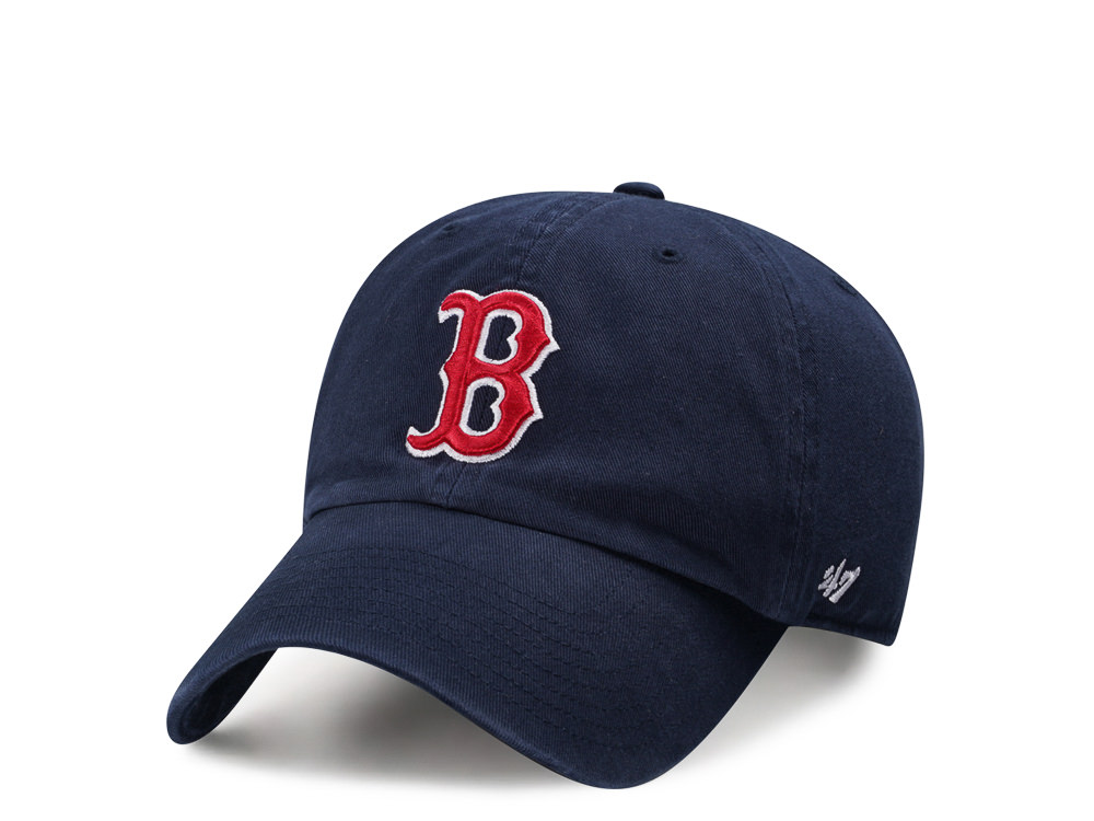 47Brand Boston Red Sox Navy Clean up Strapback Casquette