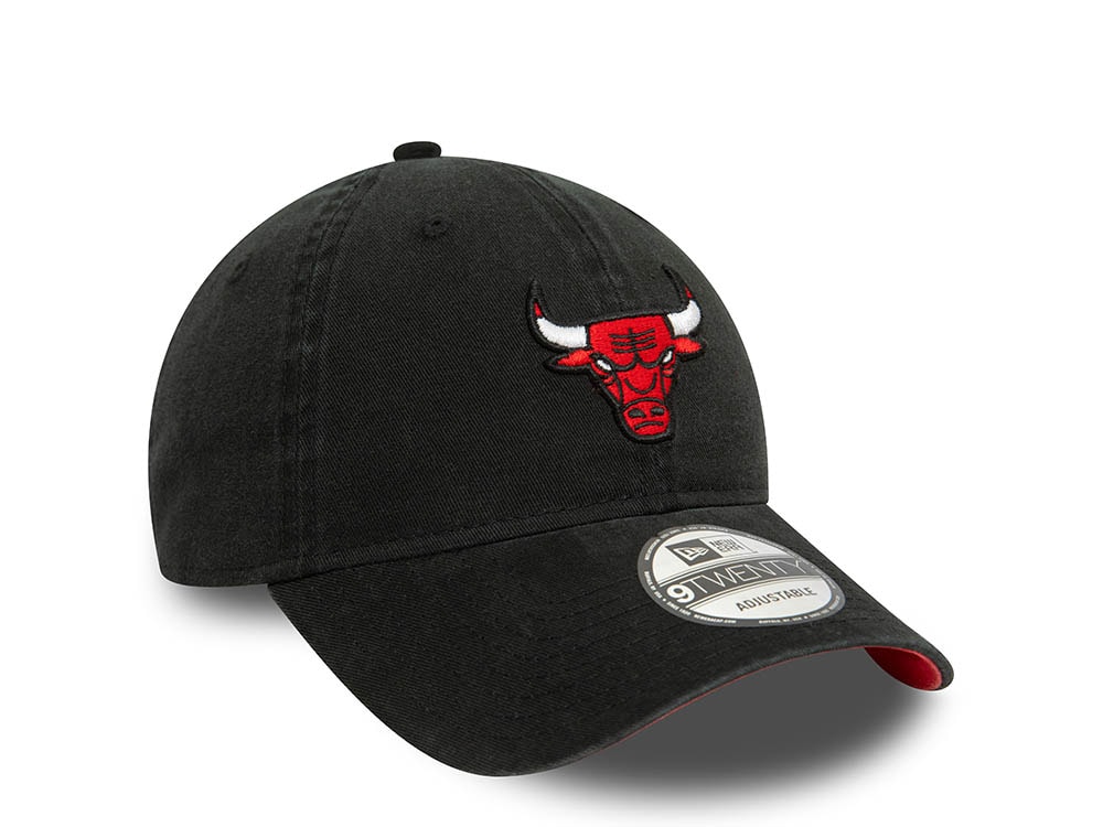 New Era Chicago Bulls Black 9Twenty Strapback Casquette