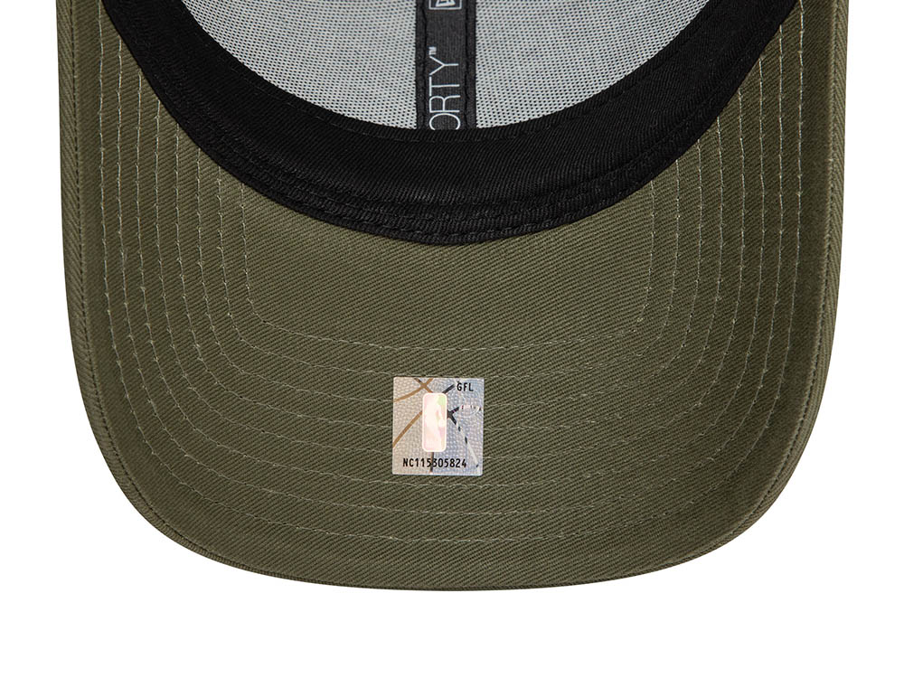 New Era Los Angeles Lakers Team Outline Olive 9Forty Strapback Casquette