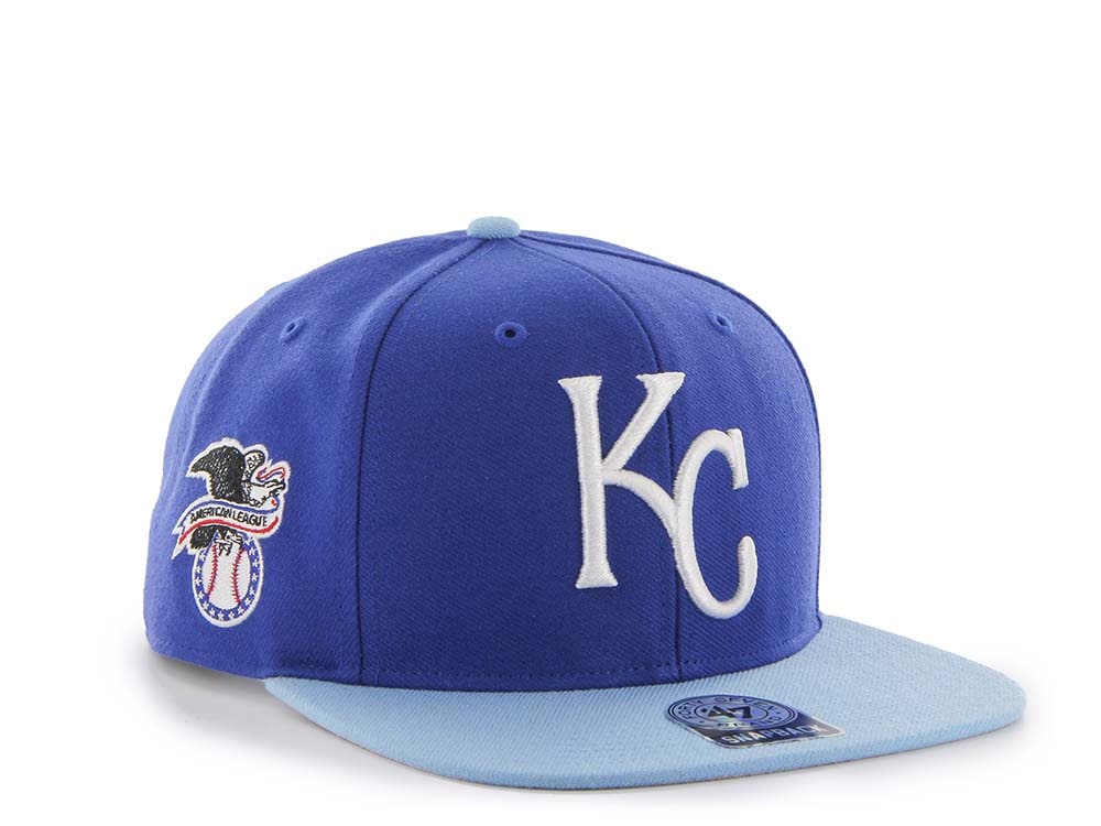 47Brand Kansas City Royals Sure Shot Captain Two Tone Snapback Casquette