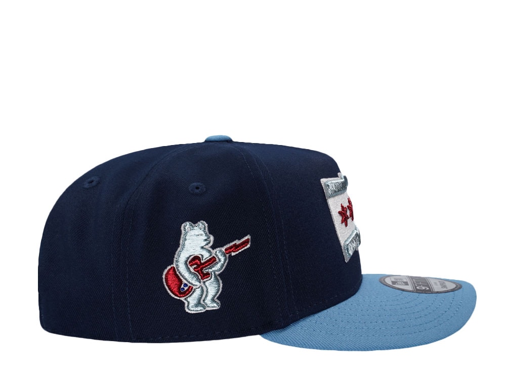 New Era Chicago Cubs Ocean Two Tone Edition 9Fifty A Frame Snapback Casquette