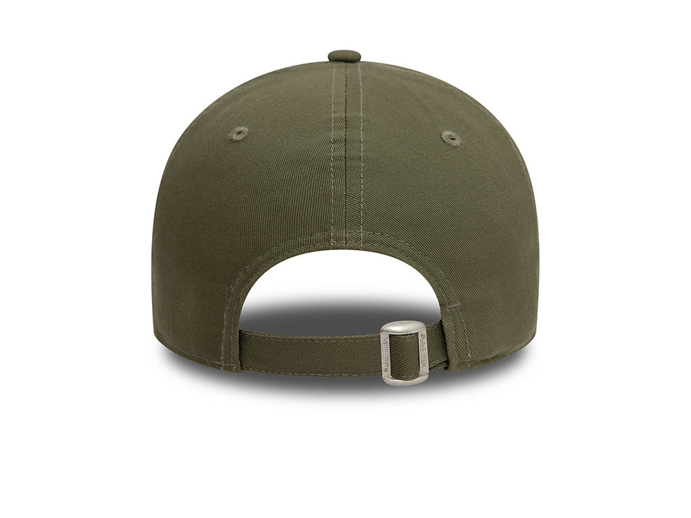 New Era Los Angeles Lakers Team Outline Olive 9Forty Strapback Casquette