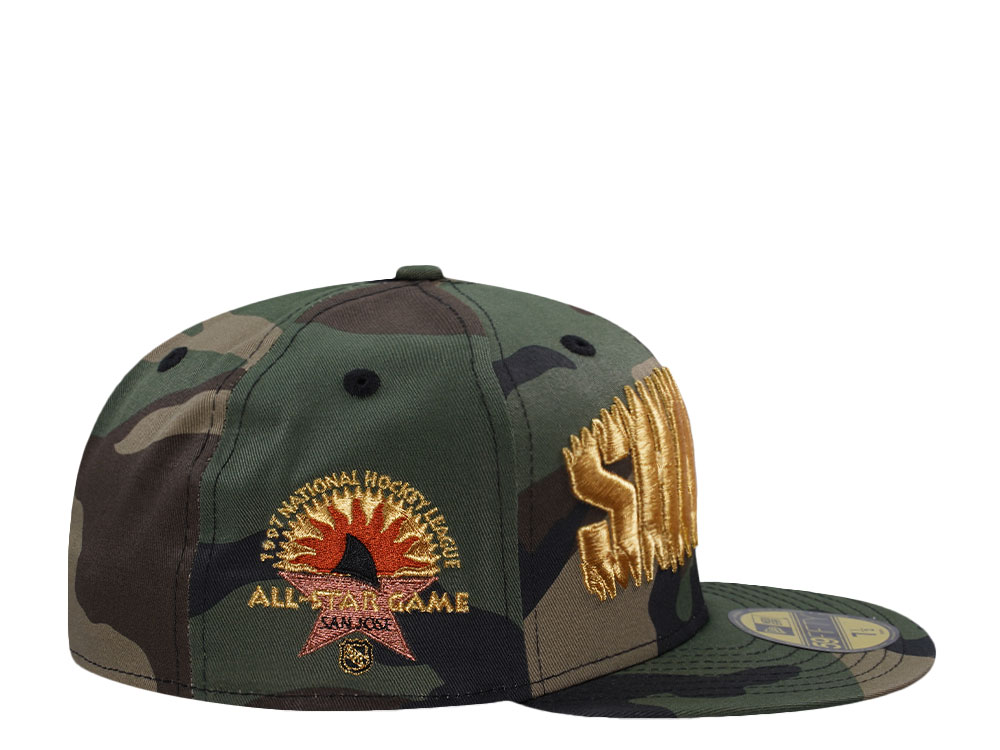 New Era San Jose Sharks All Star Game 1997 Camo Prime Edition 59Fifty Fitted Casquette