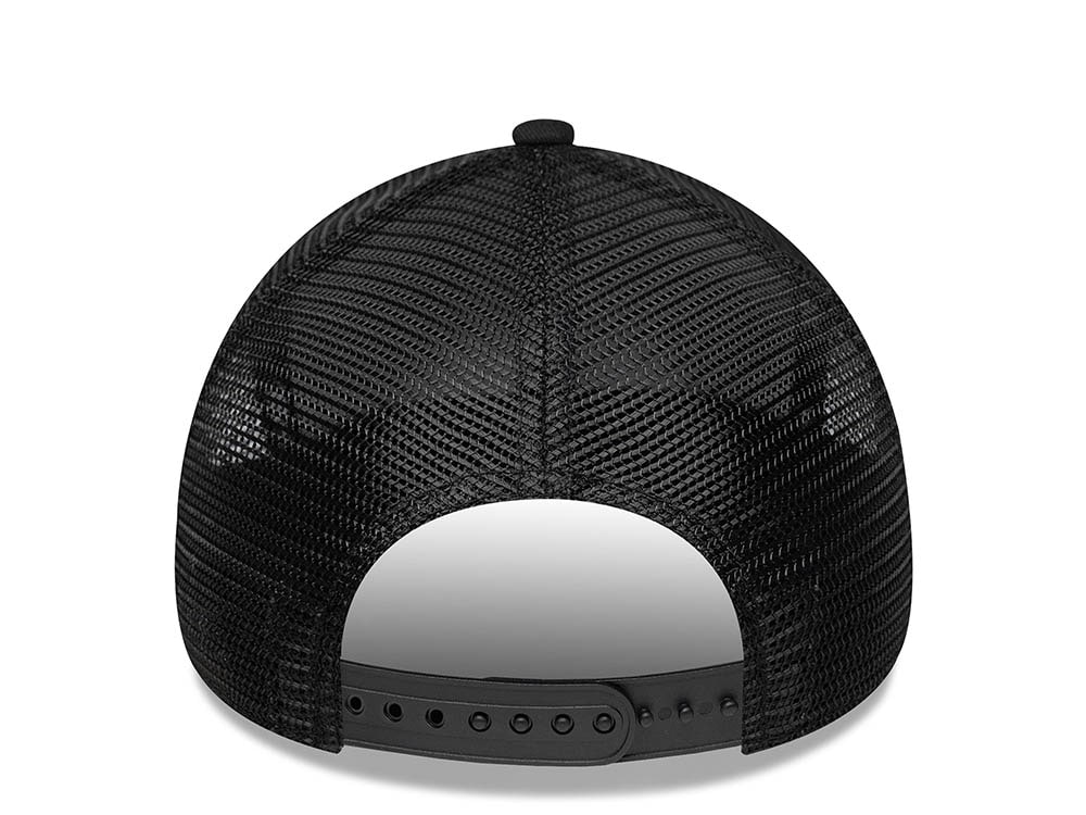 New Era Patch Black 9Forty A Frame Trucker Snapback Casquette