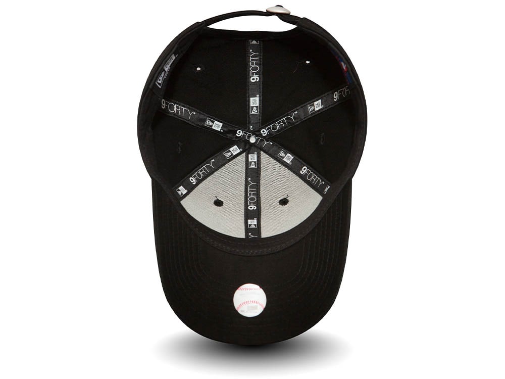 New Era New York Yankees League Essential Black White Kids 9Forty Strapback Casquette
