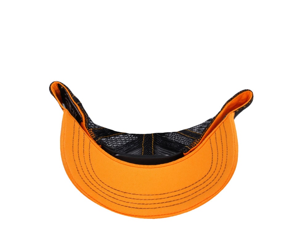 Von Dutch Grey Orange Two Tone Edition Trucker A Frame Snapback Casquette